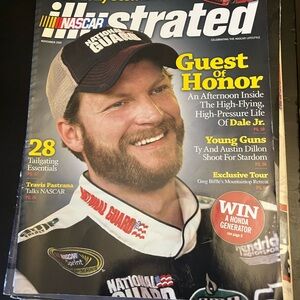 NASCAR Illustrated Magazine with Dale Earnhardt lot of 6